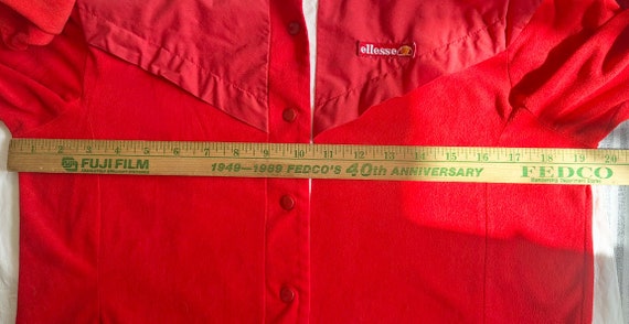 70's Red NEW WAVE Style Ellesse Jacket, Vintage 1… - image 8