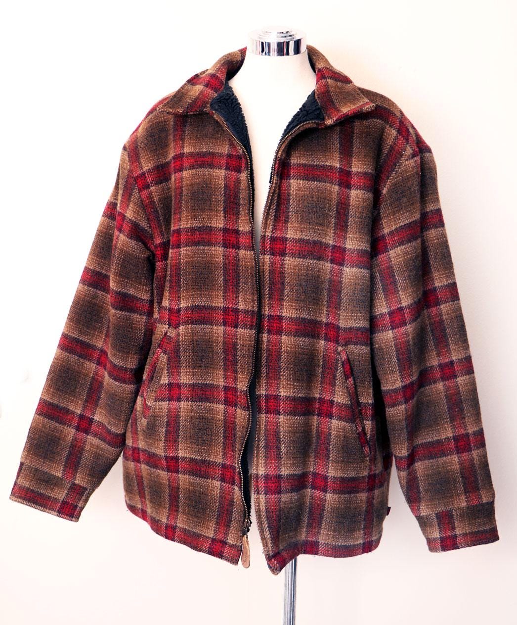 WOOLRICH ウールジップジャケット　80年代 MADE in USA 80s USED/YTG WOOLRICH ウールリッチ メルトン中綿ジャケット