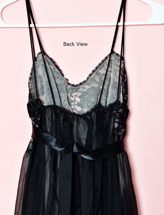 Vanity Fair Vintage Babydoll Nighty Nightgown Lin… - image 5