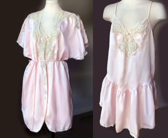 Chemise de nuit et peignoir assorti hot sale