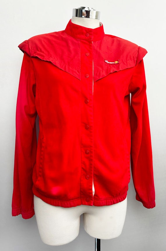 70's Red NEW WAVE Style Ellesse Jacket, Vintage 1… - image 2