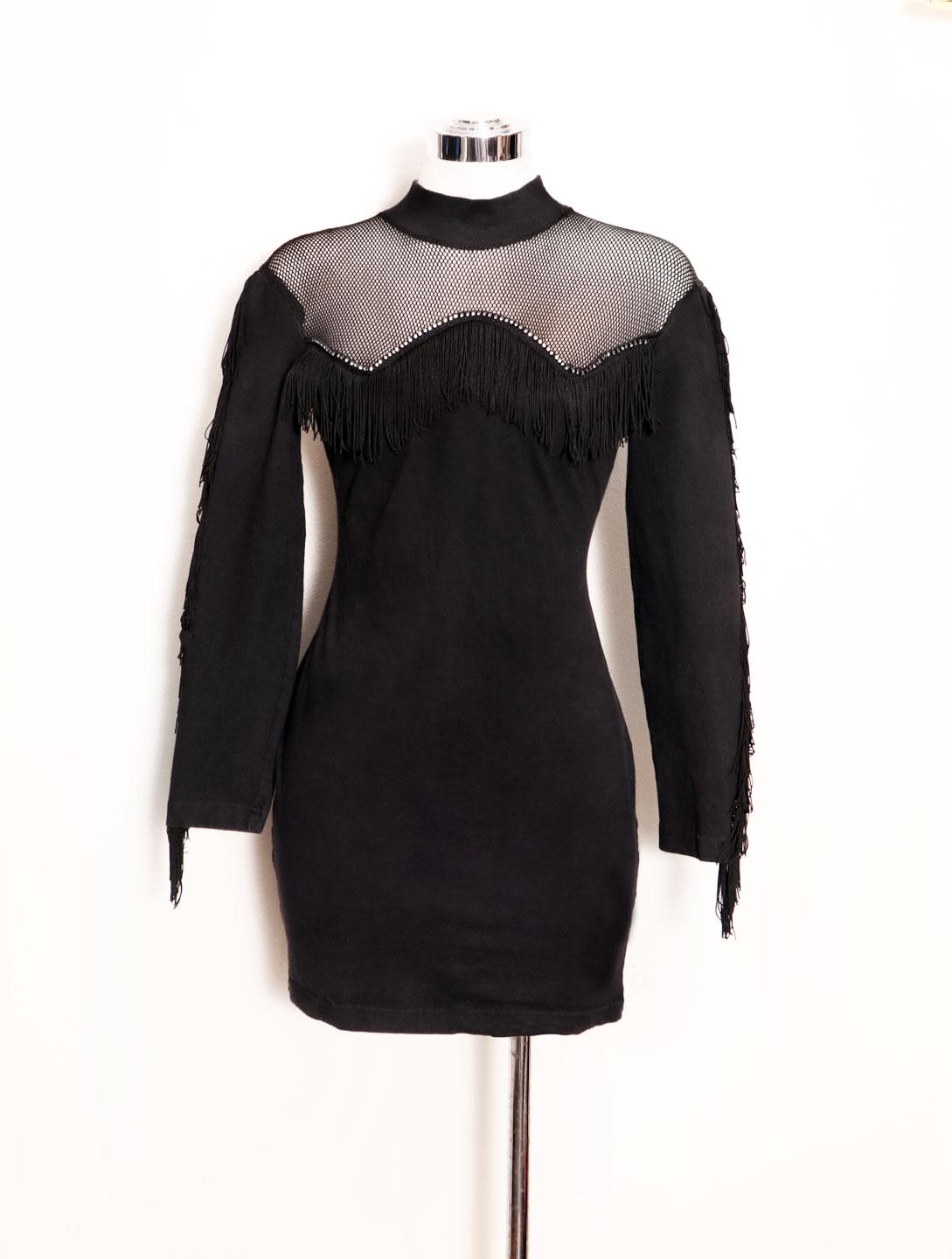 Tight Black Dress - Etsy