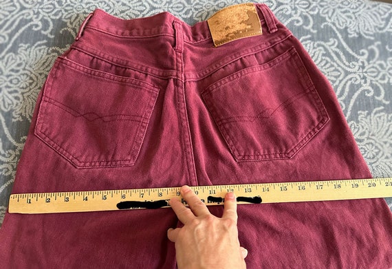 1980's SOHO Purple DENIM JEANS, Long Pants, Vinta… - image 6
