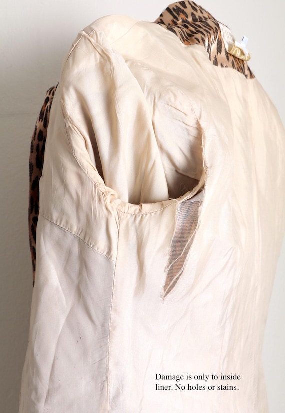 Alberto Makali Cache Leopard Print Coat Vintage, … - image 10