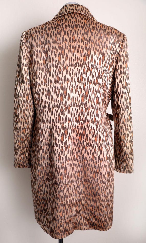 Alberto Makali Cache Leopard Print Coat Vintage, … - image 9