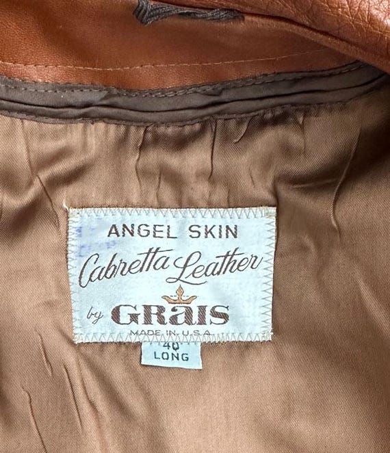 Angel Skin by Grais レザージャケットコート 1970年代 ヴィンテージ