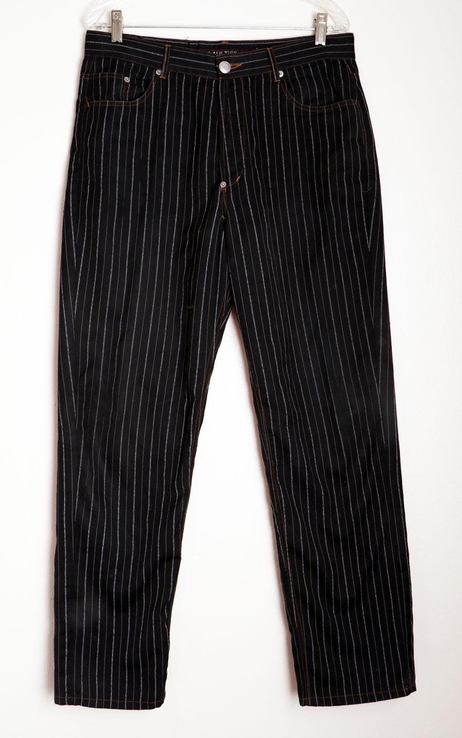 90s Pinstripe Pants - Etsy