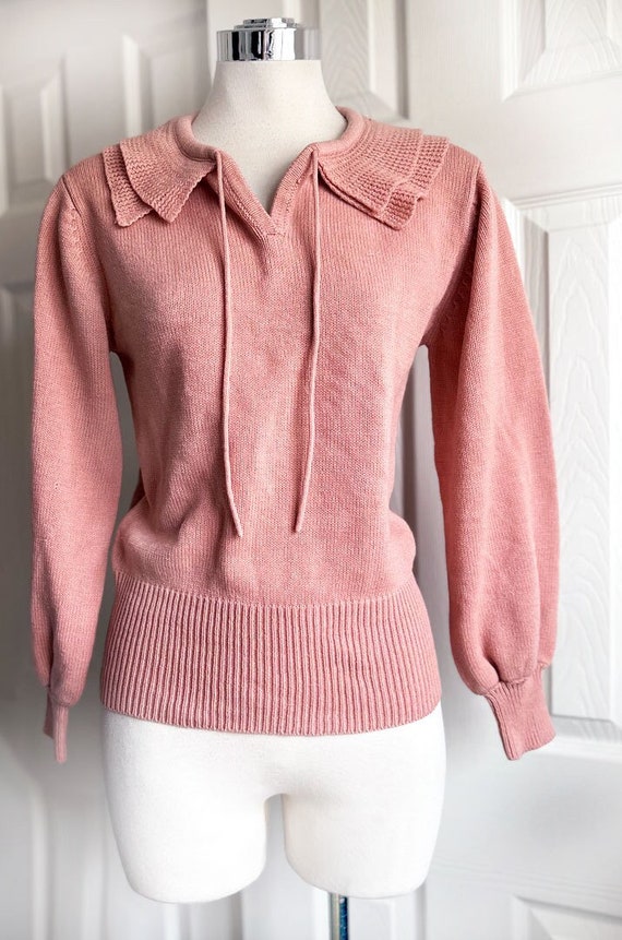 ZIPPER PULLOVER BLUSH PINK
