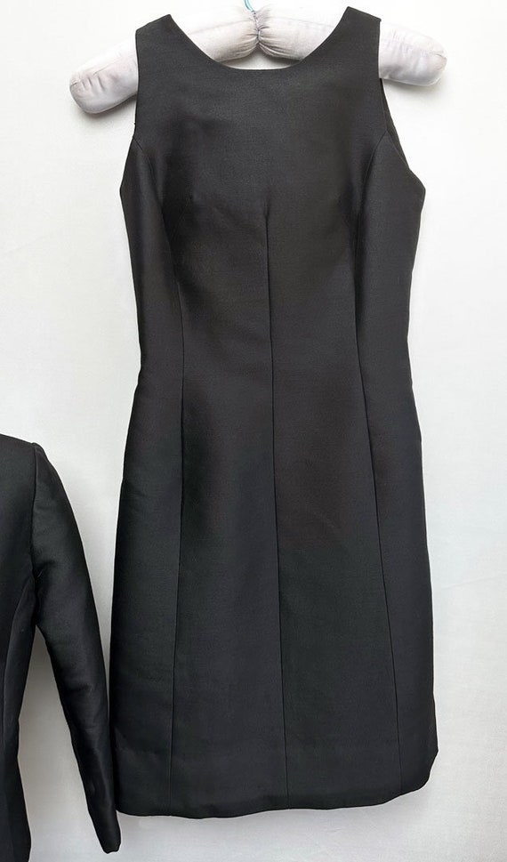 60's Black VOGUE Dress Set, Vintage Suit Jacket S… - image 3