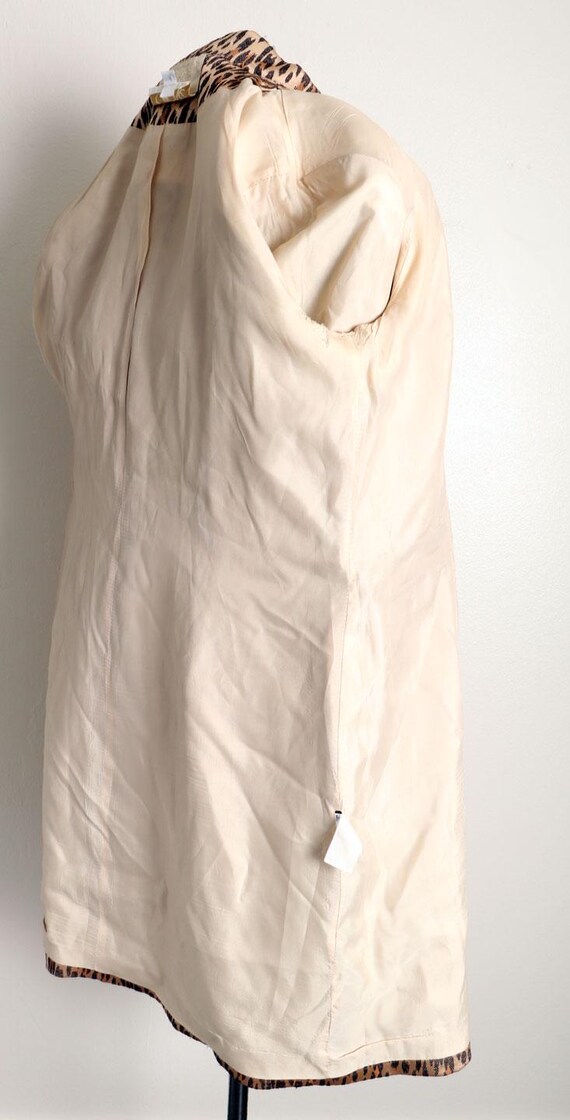 Alberto Makali Cache Leopard Print Coat Vintage, … - image 8