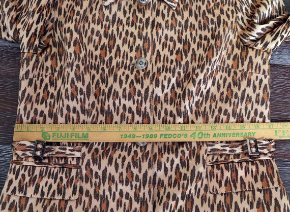 Alberto Makali Cache Leopard Print Coat Vintage, … - image 7