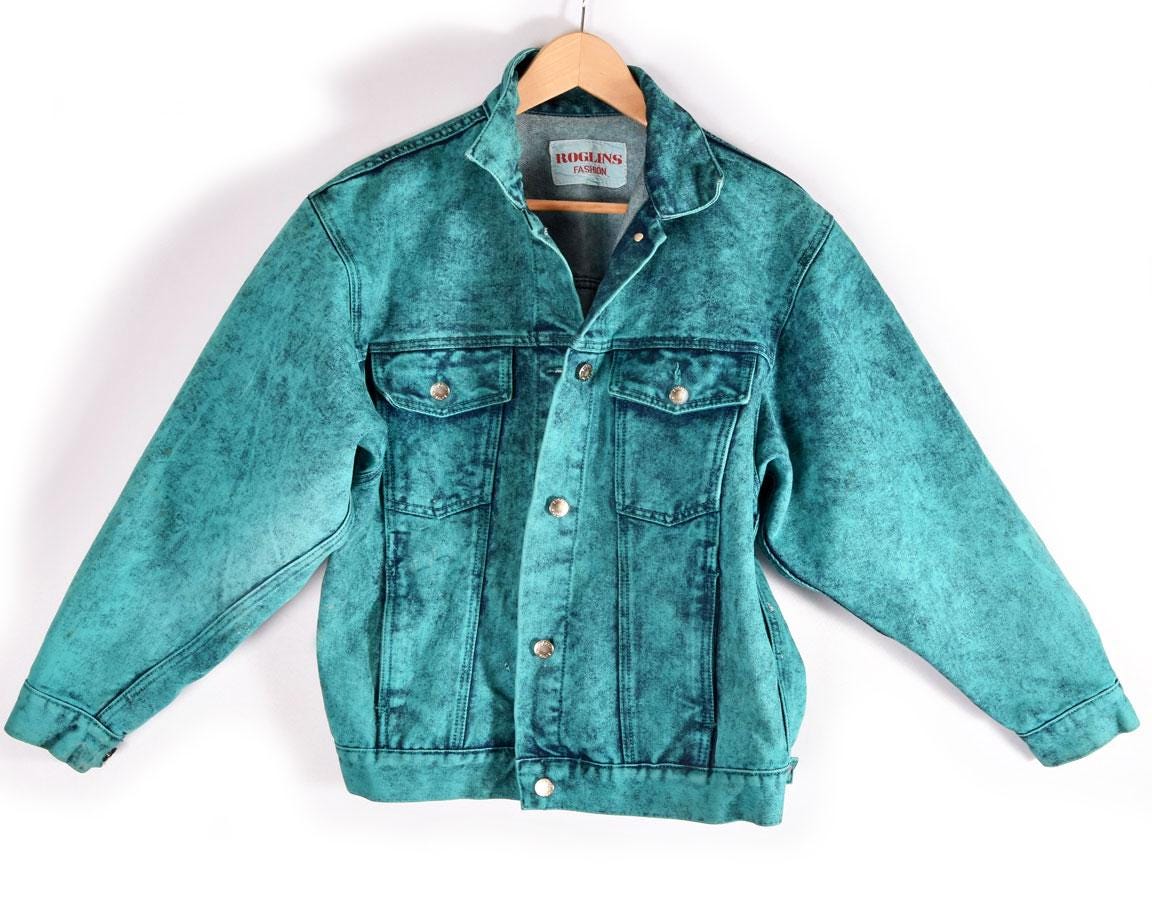 80's Blue Jean Denim Jacket, 42 80's Blue Jean Denim Jacket, 42