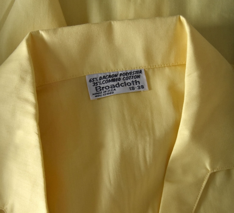 Never Worn 1960/'s 50/'s Yellow Blouse Vintage With Original Tags New Old Stock Sleeveless Shirt
