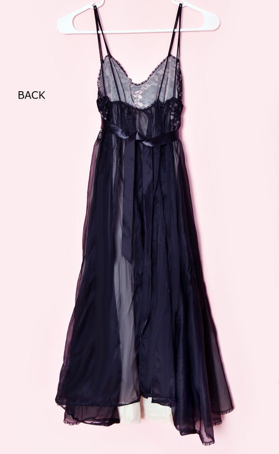 Vanity Fair Vintage Babydoll Nighty Nightgown Lin… - image 4