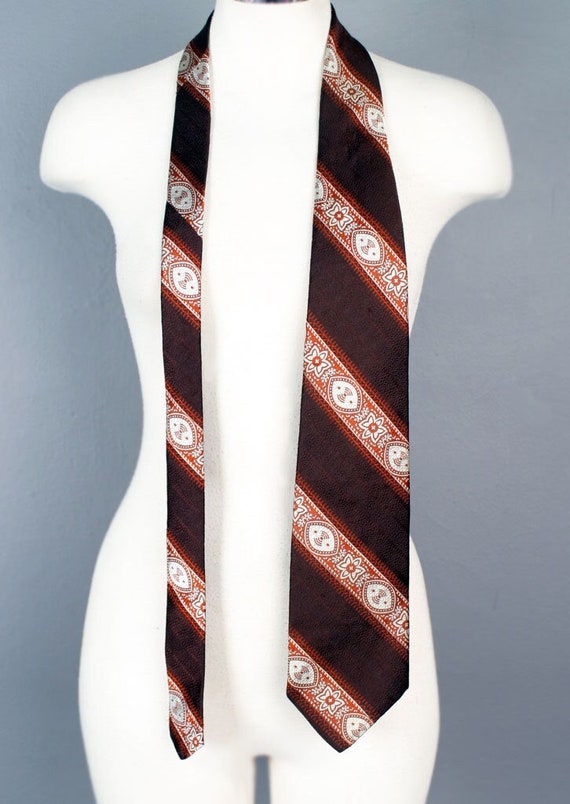Vintage Oleg Cassini Necktie Mens Tie 1970's, 1960