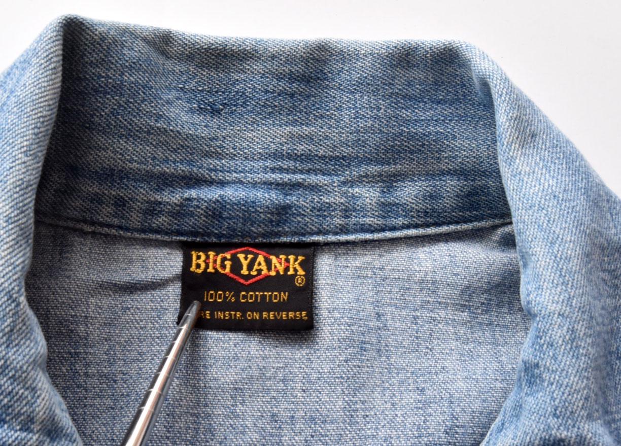 Vintage 70s BIG YANK Denim Blue Jean Jacket, Hippie Boho Style 