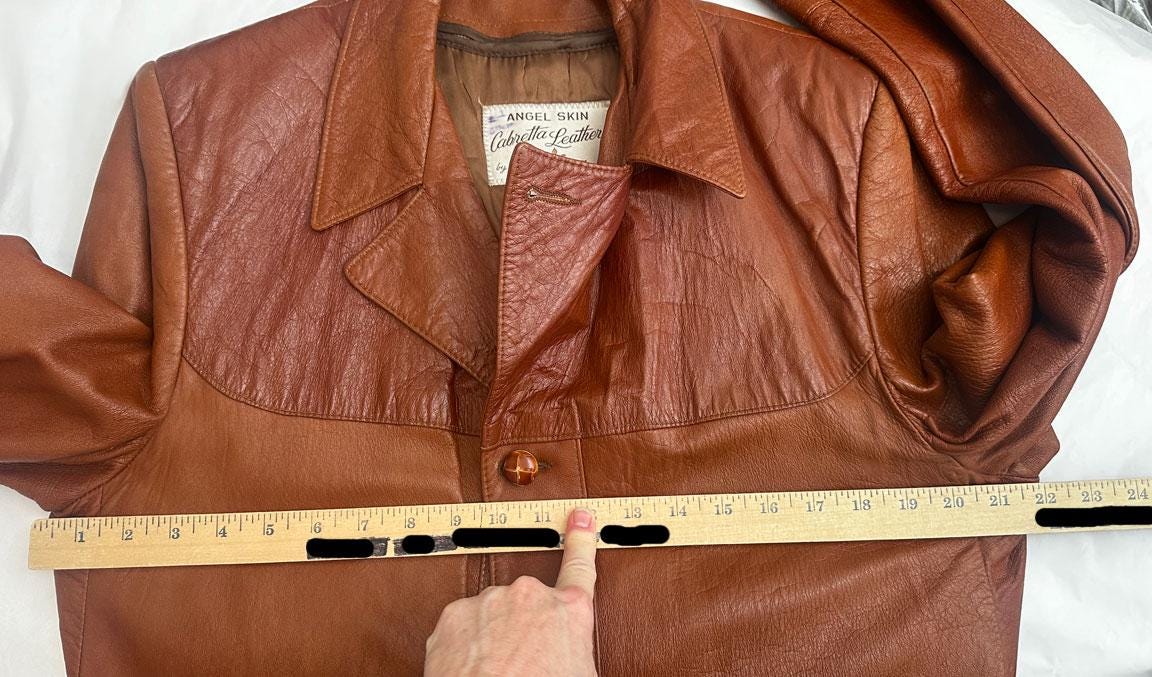 Angel Skin by Grais レザージャケットコート 1970年代 ヴィンテージ