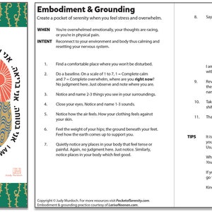 Embodiment and Grounding Ritual Card image 1