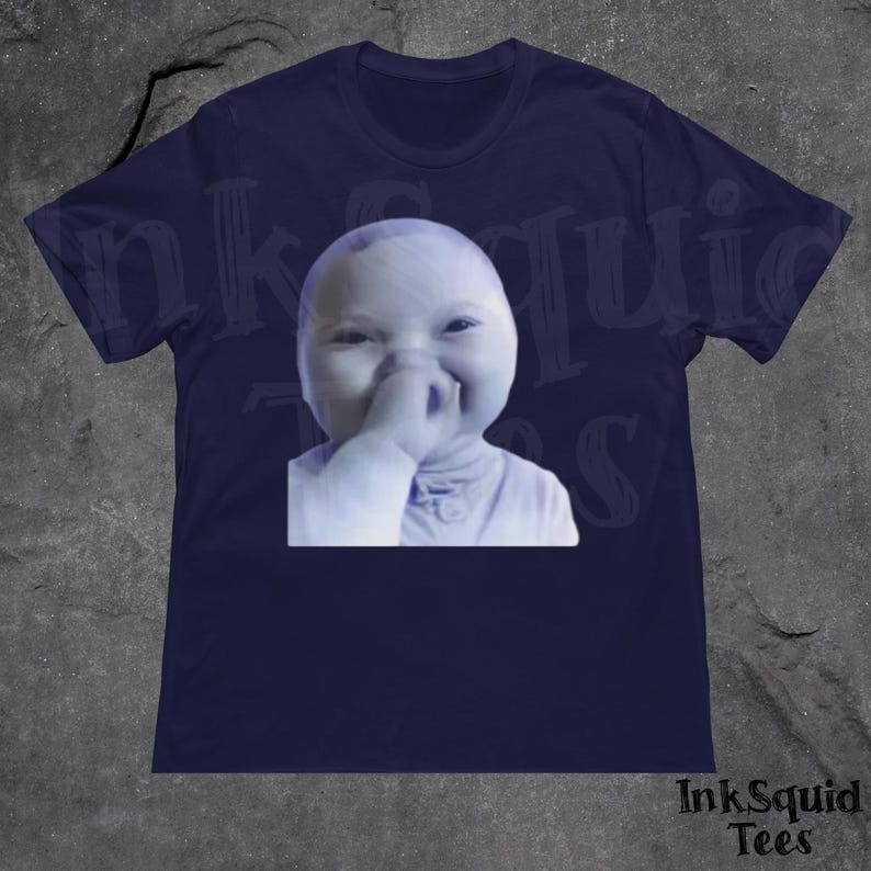 Funny AI Baby Laughing Meme Shirt, Tiktok Tee, Tuff Baby Shirt, Brainrot Shirt, Gen Z Meme Shirt, Sarcastic Gifts, Ironic Shirt, Gifts