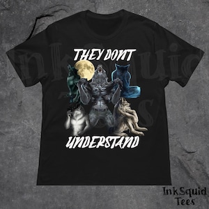They Don't Understand Alpha Wolf Shirt, Unhinged Sigma Wolf Meme, Litterally Me Wolves, Sitting Wolf Tee, Wolf Meme, Funny Desperate Wolf