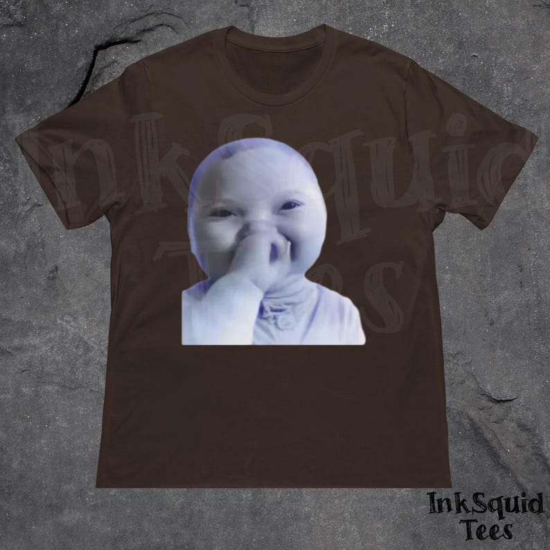 Funny AI Baby Laughing Meme Shirt, Tiktok Tee, Tuff Baby Shirt, Brainrot Shirt, Gen Z Meme Shirt, Sarcastic Gifts, Ironic Shirt, Gifts
