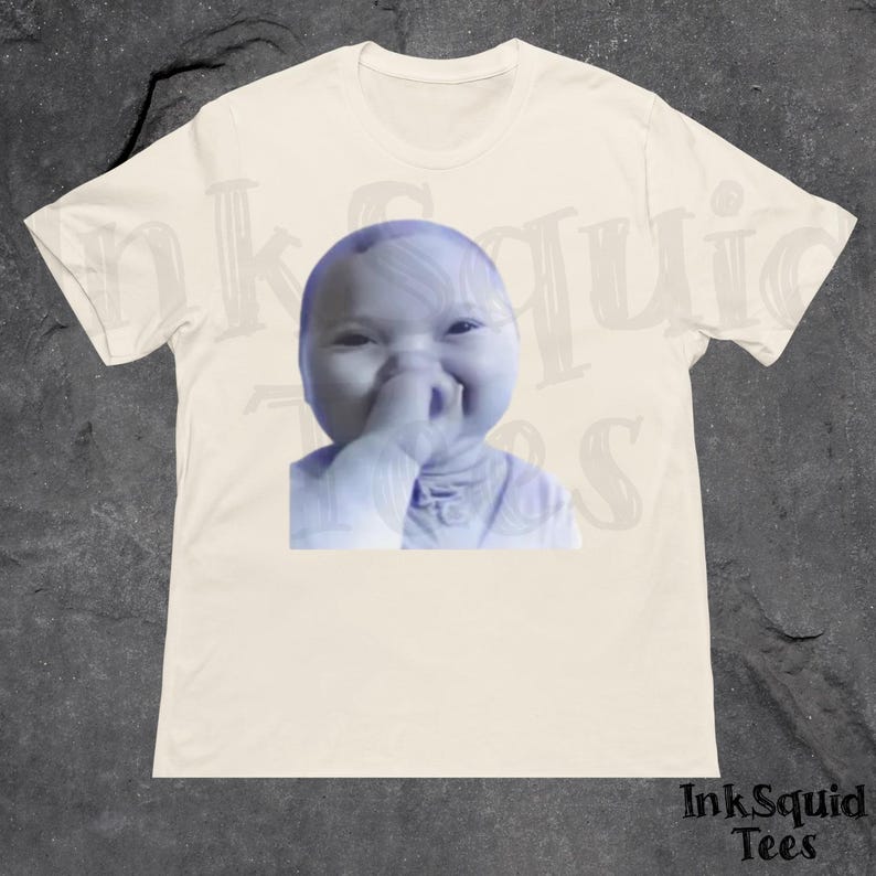 Funny AI Baby Laughing Meme Shirt, Tiktok Tee, Tuff Baby Shirt, Brainrot Shirt, Gen Z Meme Shirt, Sarcastic Gifts, Ironic Shirt, Gifts