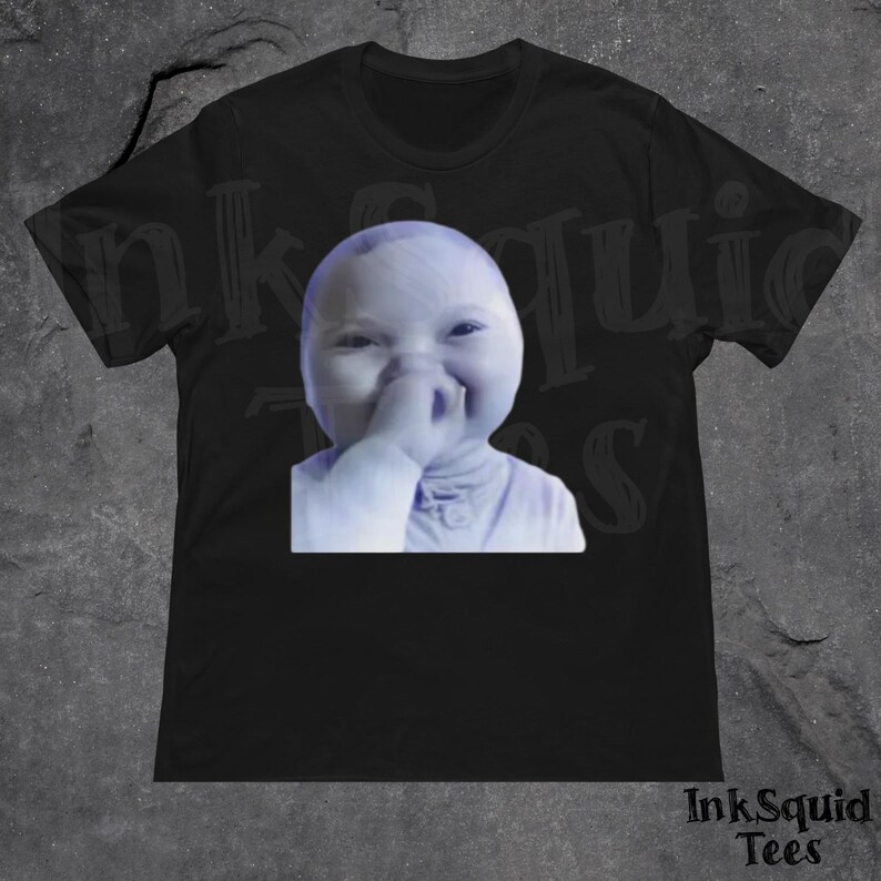 Funny AI Baby Laughing Meme Shirt, Tiktok Tee, Tuff Baby Shirt, Brainrot Shirt, Gen Z Meme Shirt, Sarcastic Gifts, Ironic Shirt, Gifts