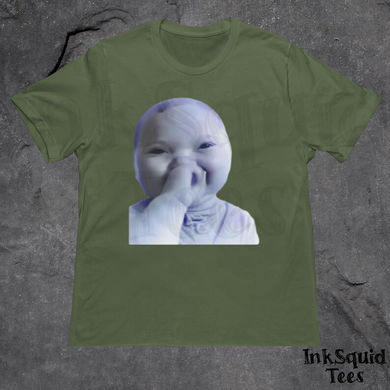 Funny AI Baby Laughing Meme Shirt, Tiktok Tee, Tuff Baby Shirt, Brainrot Shirt, Gen Z Meme Shirt, Sarcastic Gifts, Ironic Shirt, Gifts