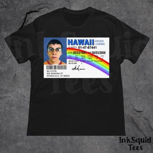 Mclovin from Superbad Id graphic t shirt, Funny meme shirts, top selling t shirts, movie t shirts, gift for him