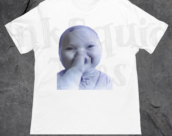 Funny AI Baby Laughing Meme Shirt, Tiktok Tee, Tuff Baby Shirt, Brainrot Shirt, Gen Z Meme Shirt, Sarcastic Gifts, Ironic Shirt, Gifts