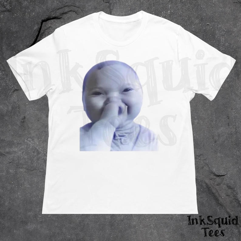 Funny AI Baby Laughing Meme Shirt, Tiktok Tee, Tuff Baby Shirt, Brainrot Shirt, Gen Z Meme Shirt, Sarcastic Gifts, Ironic Shirt, Gifts