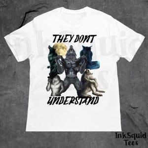 They Don't Understand Alpha Wolf Shirt, Unhinged Sigma Wolf Meme, Litterally Me Wolves, Sitting Wolf Tee, Wolf Meme, Funny Desperate Wolf