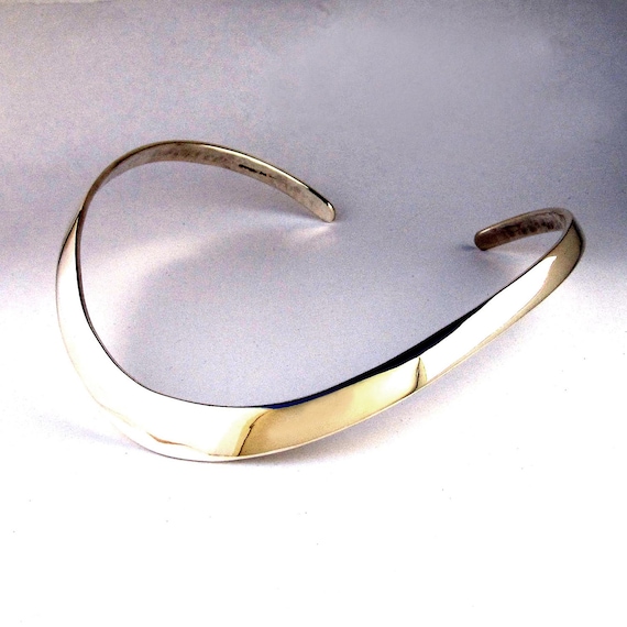 Sterling Silver Collar Neckpiece Etsy