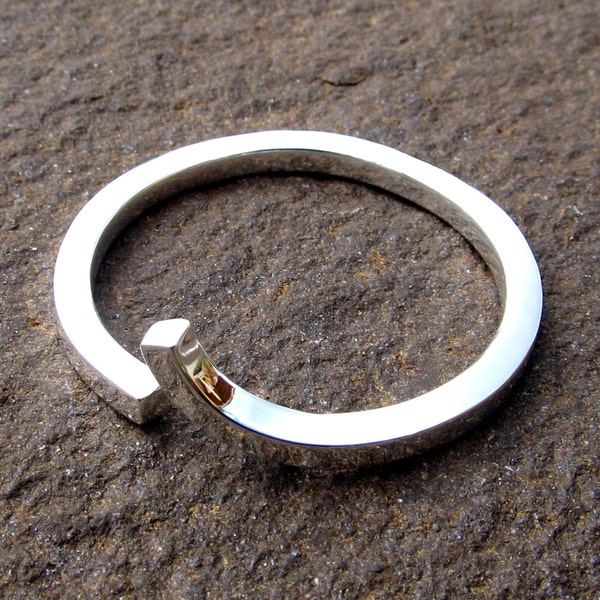 Heavy Solid Sterling Silver Bangle Bracelet