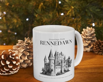 Ceramic Coffee Mug: Welcome to Rennedawn Assistant to the Villain - Evie Sage, Kingsley