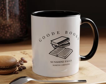 Book Lovers Mug: Goode Books, Sunshine Falls Coffee Cup