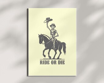 Ride or Die Wall Art 24x18''