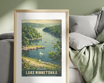 Lake Minnetonka, Abby Jimenez, Just for the Summer Digital Download Poster 18x24