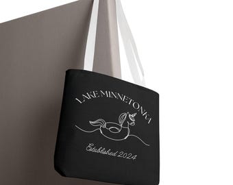 Lake Minnetonka Tote Bag, Unicorn Art, Abby Jimenez Book Merch