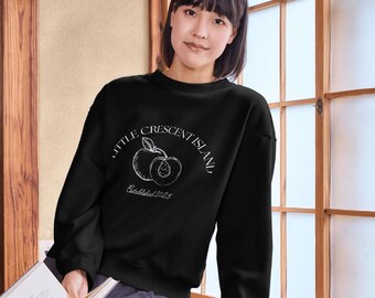 Little Crescent Island Sweatshirt, Emily Henry Book Lover Crewneck