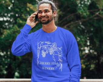 Cherry Hill Winery Long Sleeve Tee, Emily Henry Funny Story, Book Lover Gift