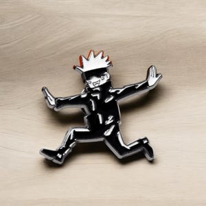 Gojo Chibi Metal JJK Anime Pin, Cute Enamel Anime Pin, Handmade Jujutsu ...