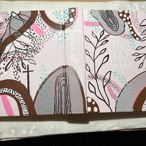 Fully Custom Hand Painted Bibles | Custom Design | Personalized | Keepsake | Gift | Custom wedding Bible | Hand painted Bible Cover