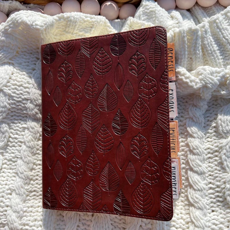 ESV Leaf Journaling Bible CUSTOMIZABLE Tabs Fully Custom Bibles
