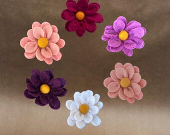 Set of 5 pastel anemones - New Heidi