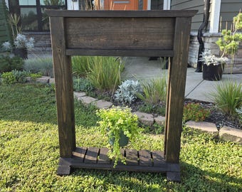 The Whimsical Welcome Plant Stand & Message Board!