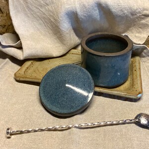 Handgemaakte Sterling zilveren lepel voor specerijen, zout, Matcha afbeelding 2