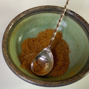 Handgemaakte Sterling zilveren lepel voor specerijen, zout, Matcha afbeelding 5