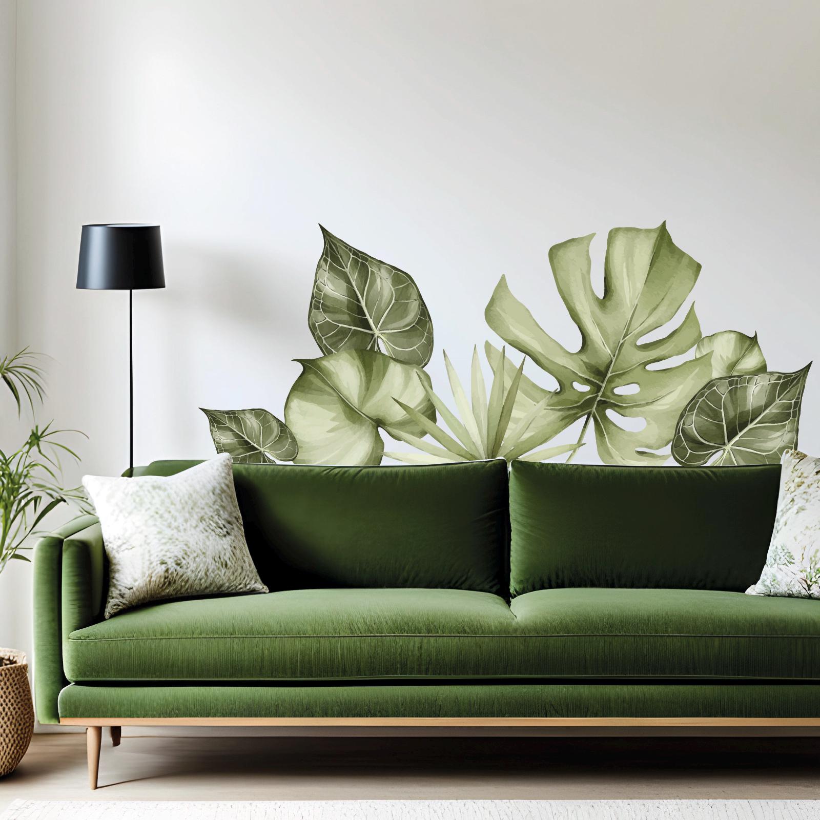 Palm leaves Wall Decal Greenery Tropical  el103