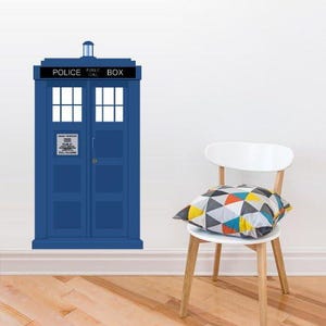 Polizei Wandtattoo Tardis (Col643)